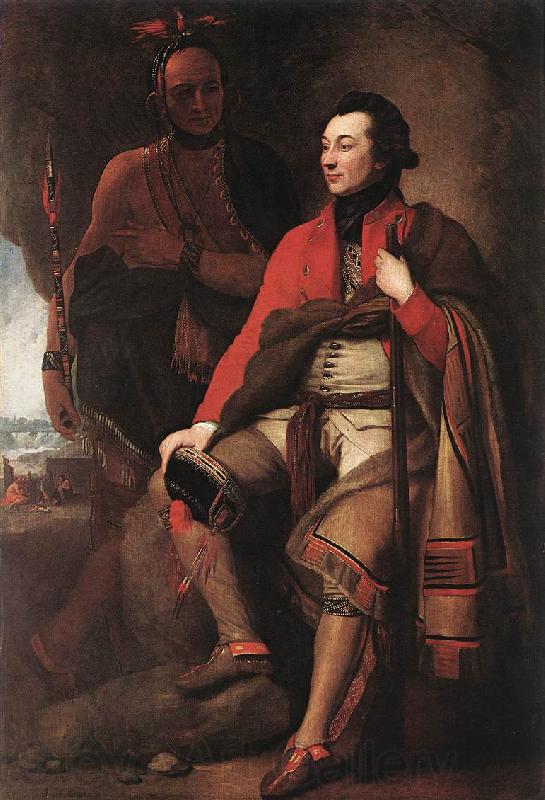 WEST, Benjamin Portrait of Colonel Guy Johnson Spain oil painting art
